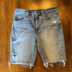 GAP Bermuda High Rise Denim Short